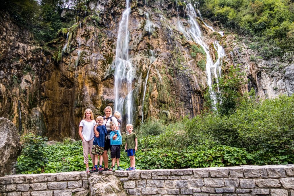 trip around the world- waterfall in Croatia 